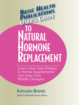 cover image of User's Guide to Natural Hormone Replacement